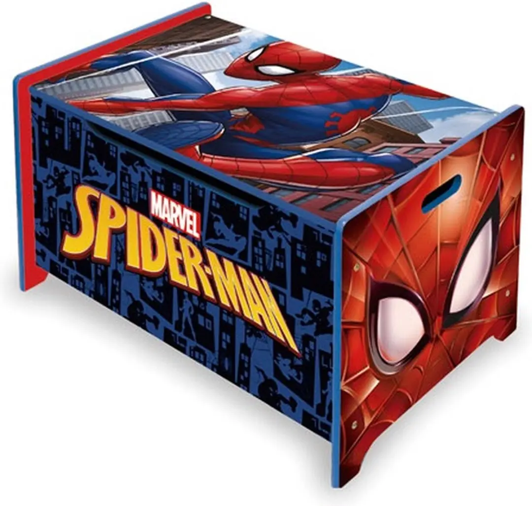 Spider-Man Houten Speelgoedkist Meerkleurig