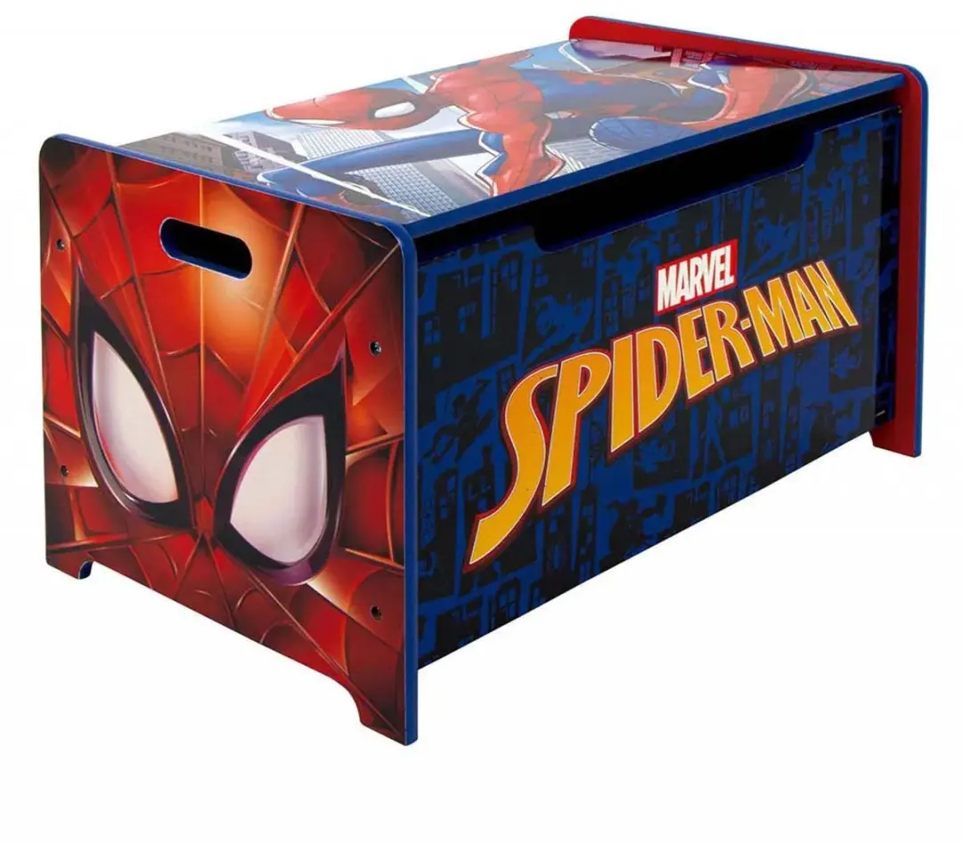 Spider-Man Houten Speelgoedkist Meerkleurig - afbeelding 6 van 6