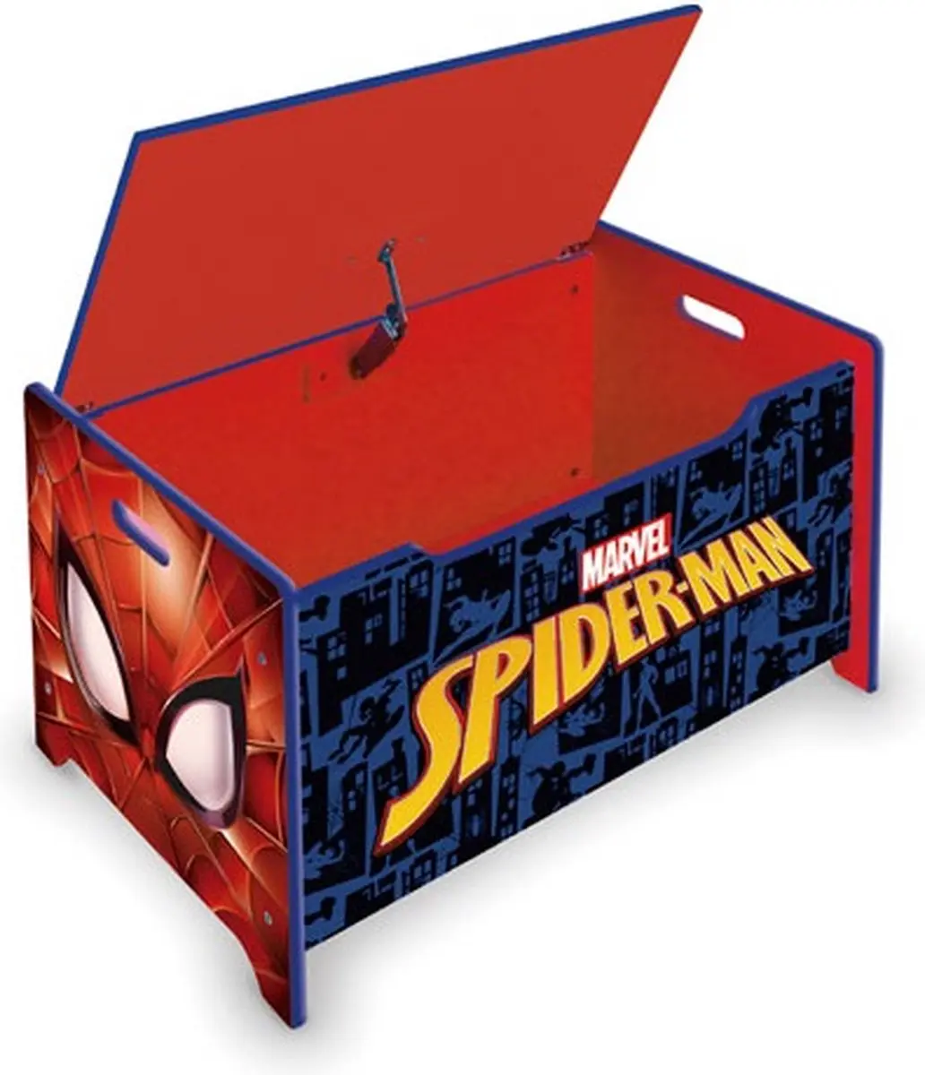 Spider-Man Houten Speelgoedkist Meerkleurig