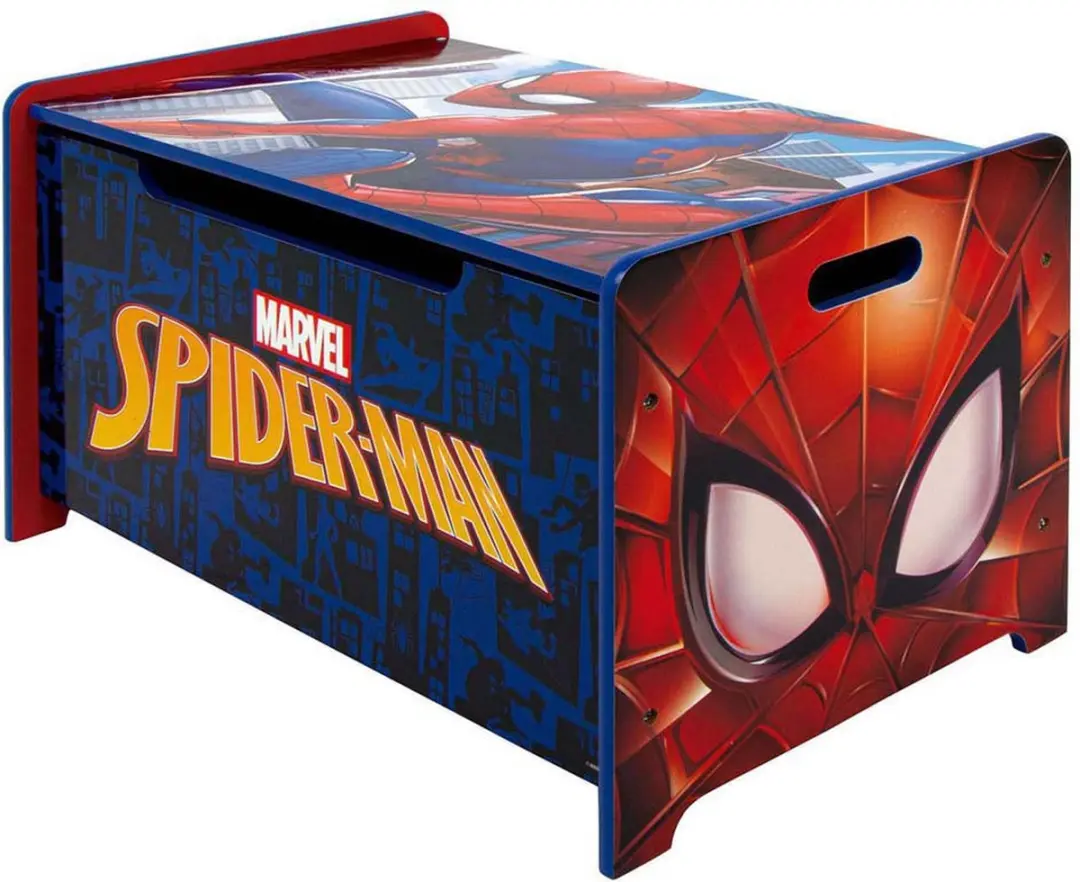 Spider-Man Houten Speelgoedkist Meerkleurig