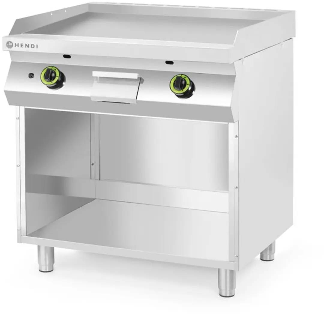 HENDI Gas Grillplaat 10 kW - 80x70x90 cm