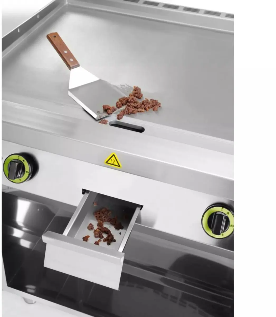 HENDI Gas Grillplaat 10 kW - 80x70x90 cm