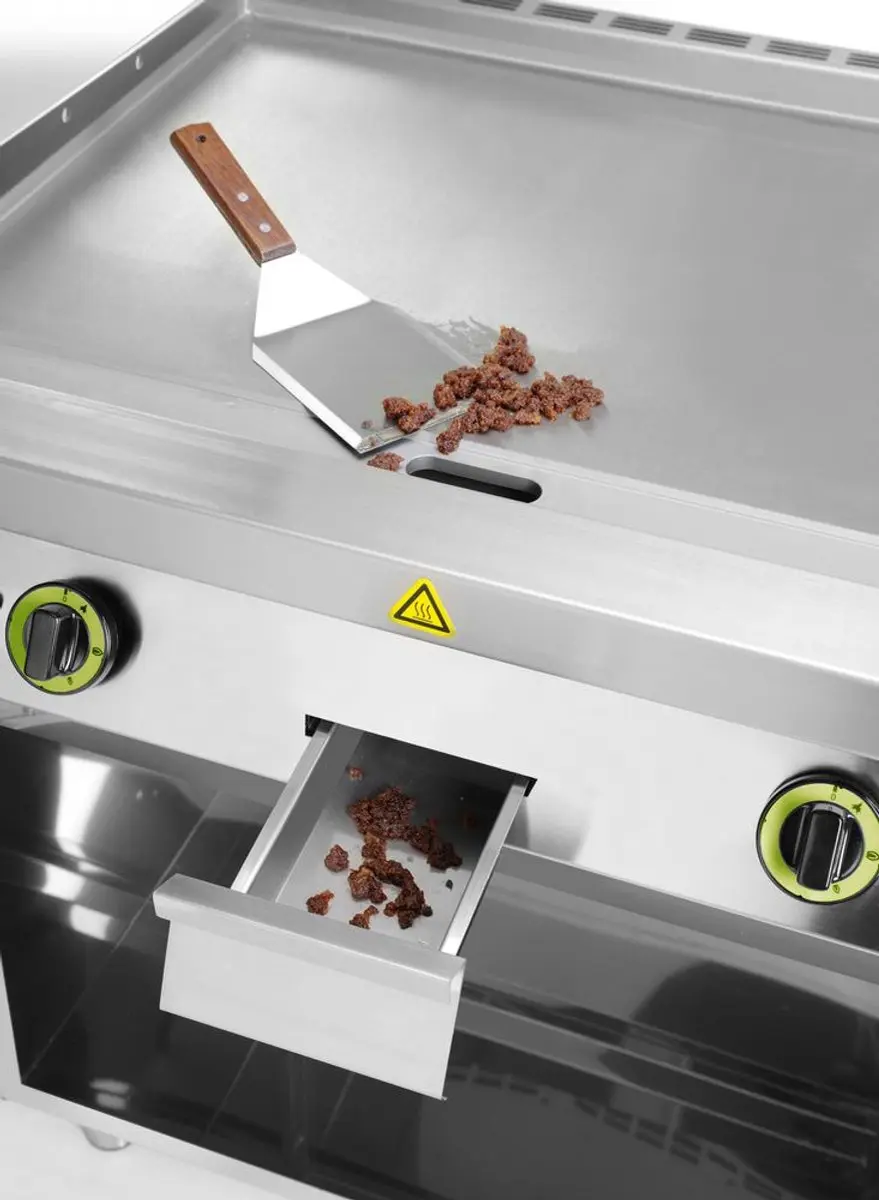 HENDI Gas Grillplaat 10 kW - 80x70x90 cm