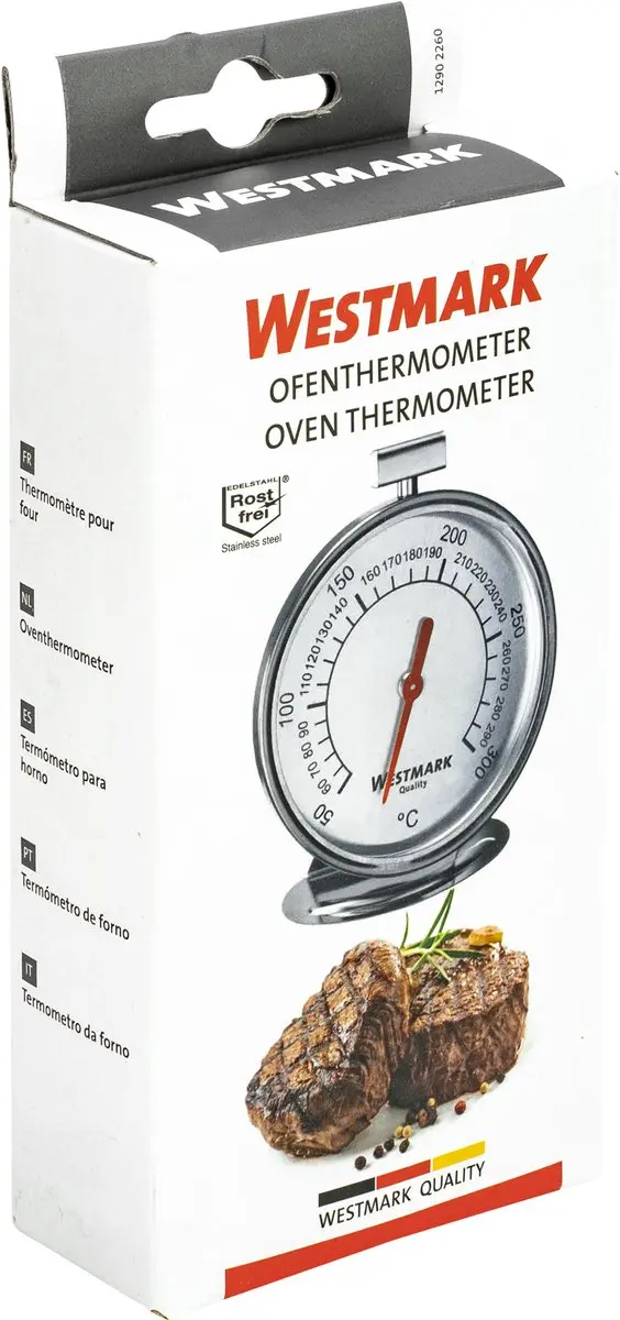 Westmark Oventhermometer RVS 50-300°C - Zilver/Rood