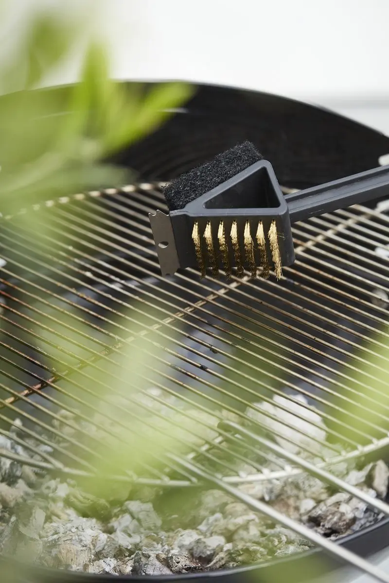 Barbecook 3-in-1 Lange Reinigingsborstel 223.0202.100 - Zwart