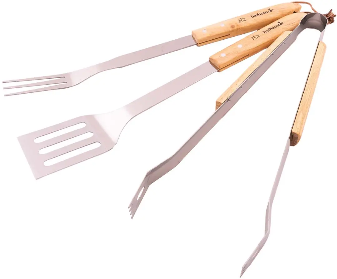Barbecook BBQ Set Gereedschap 3-delig - RVS - 47cm