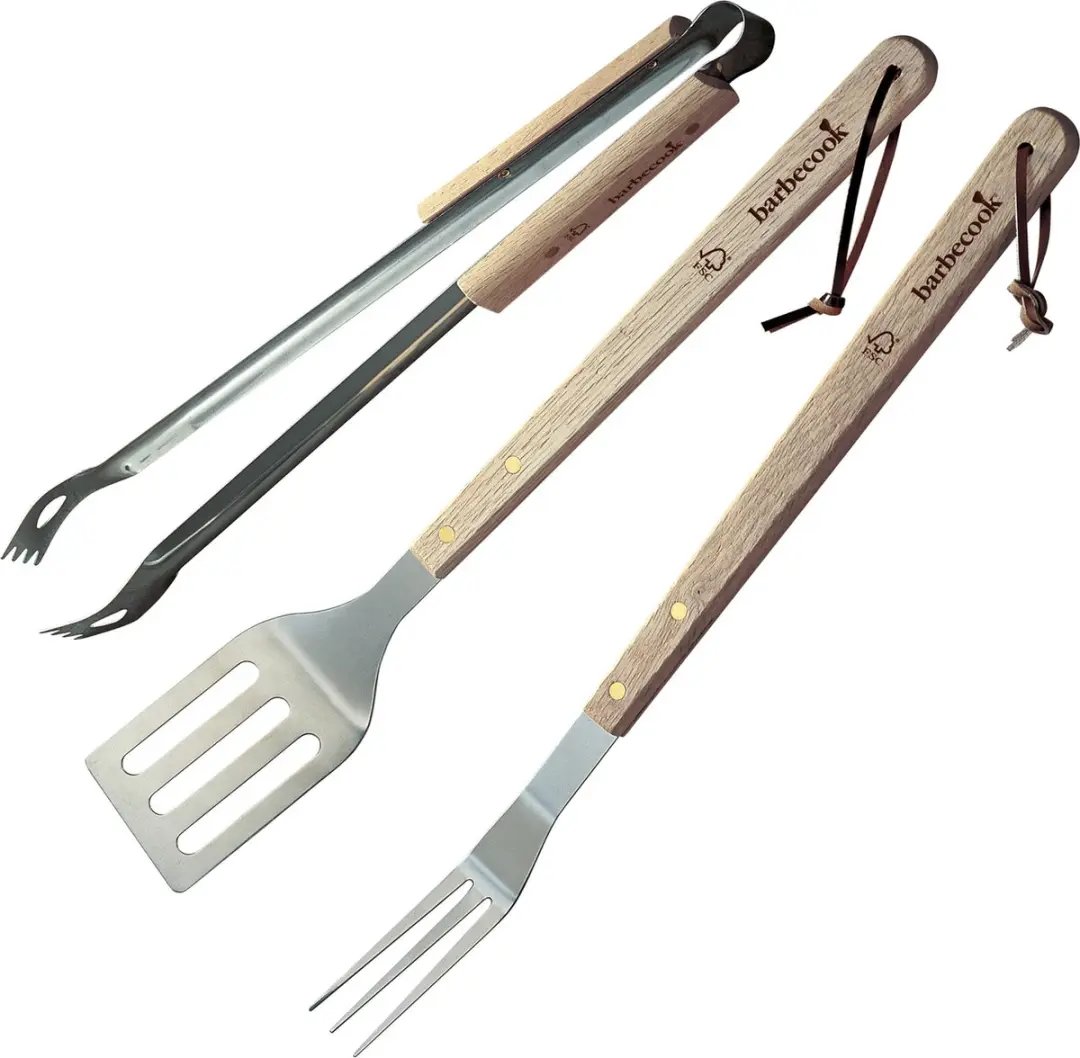 Barbecook BBQ Set Gereedschap 3-delig - RVS - 47cm