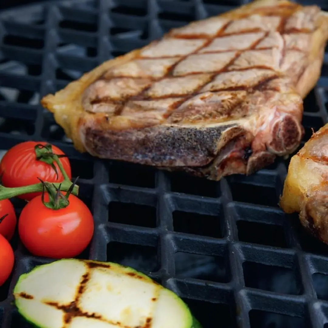 OutdoorChef Gietijzeren Grillrooster 420 - Zwart