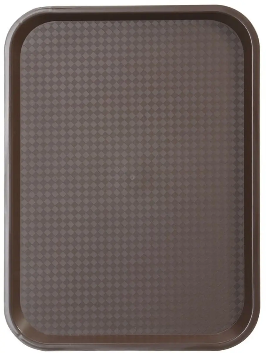 HENDI Medium Fastfood Dienblad - 305x415x20mm - Bruin