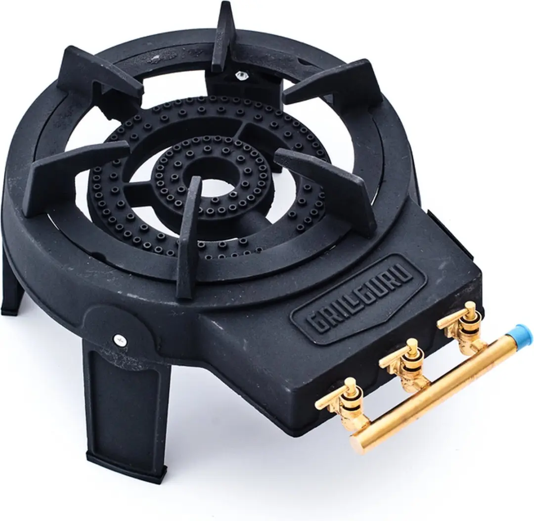 Grill Guru Easy Asia Complete Outside Burner Kit 30cm - Zwart