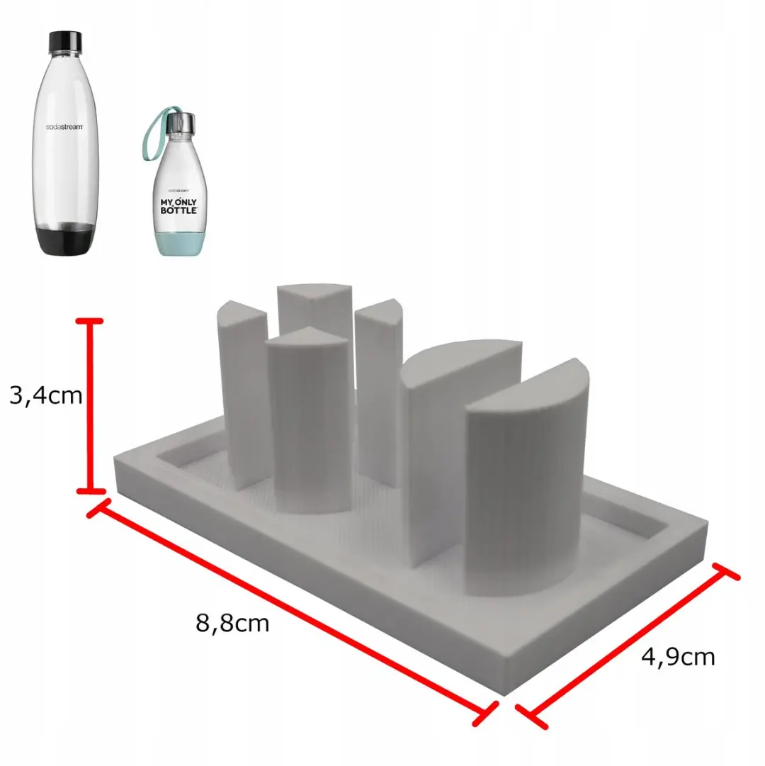 SodaStream Flessenhouder & Droogrek - Wit