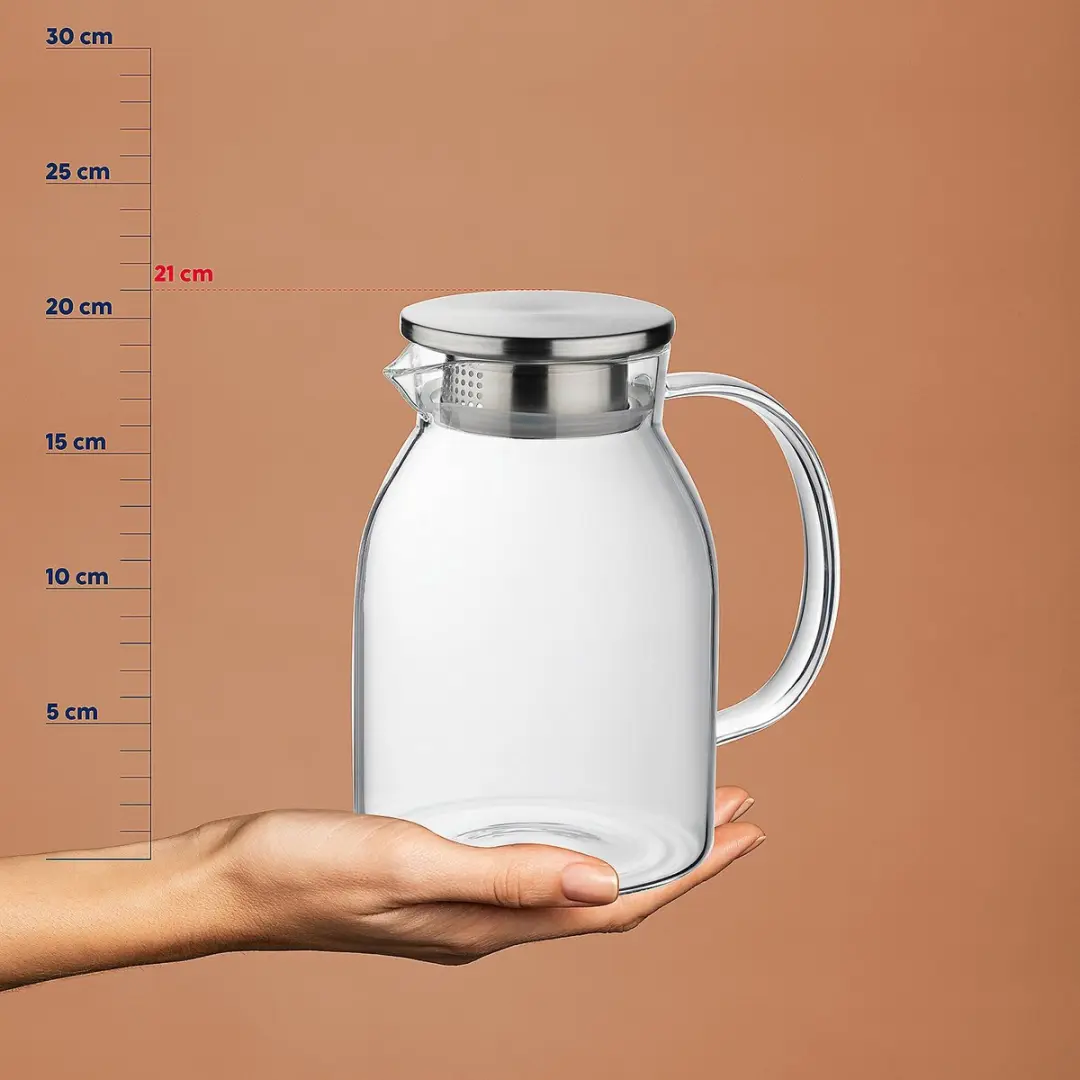 Kela Luna Glazen Kan 1,75L - Transparant