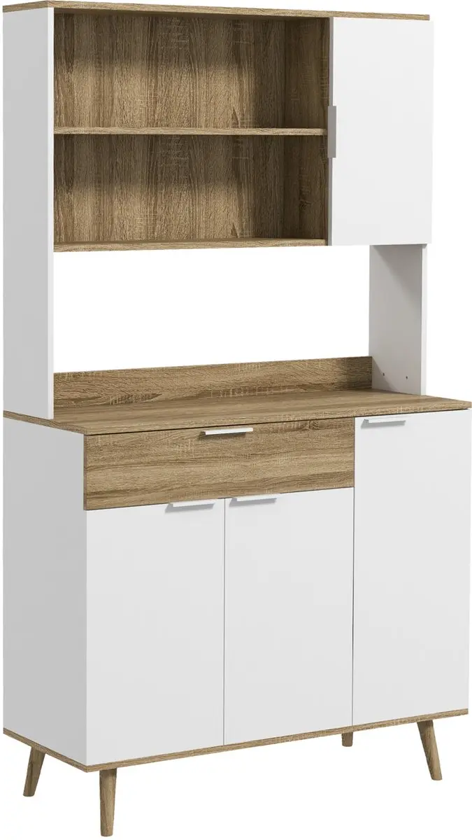 Homcom Keukenkast 98x39x180cm