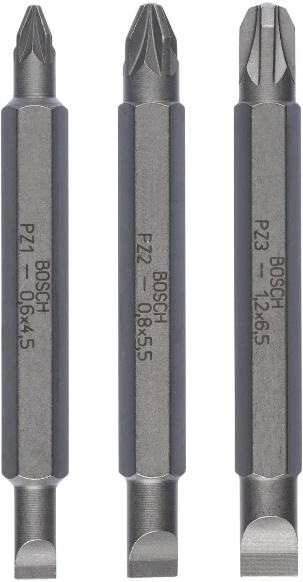 Bosch DUBBELBITSETXH-TORS/GL-PZ - 3-delige set