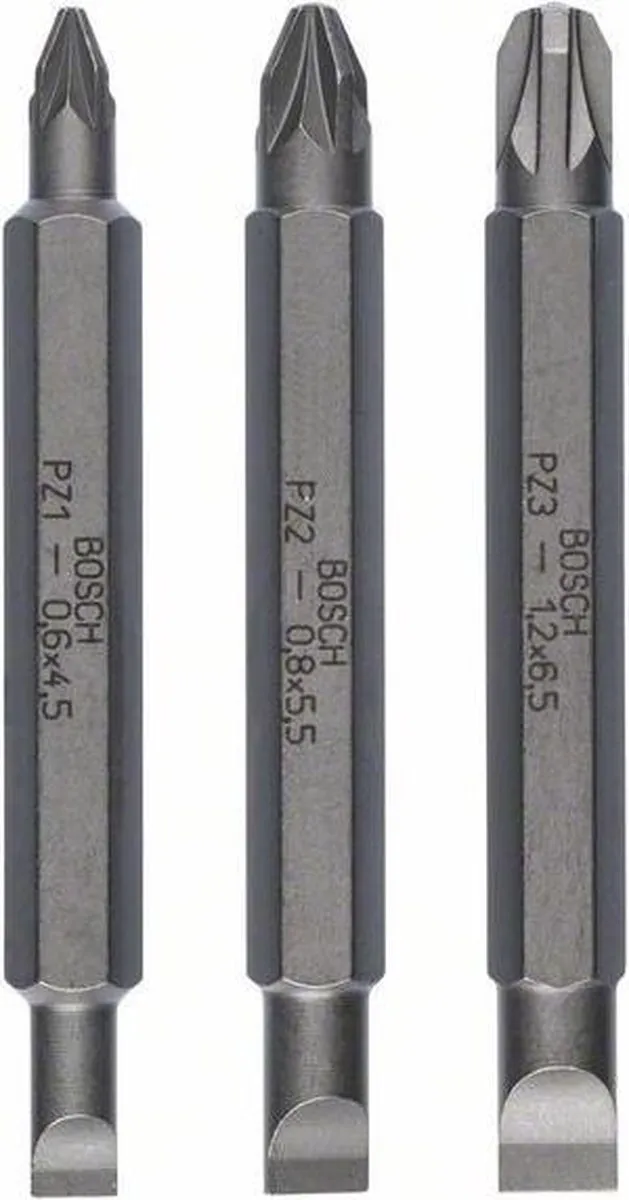 Bosch DUBBELBITSETXH-TORS/GL-PZ - 3-delige set
