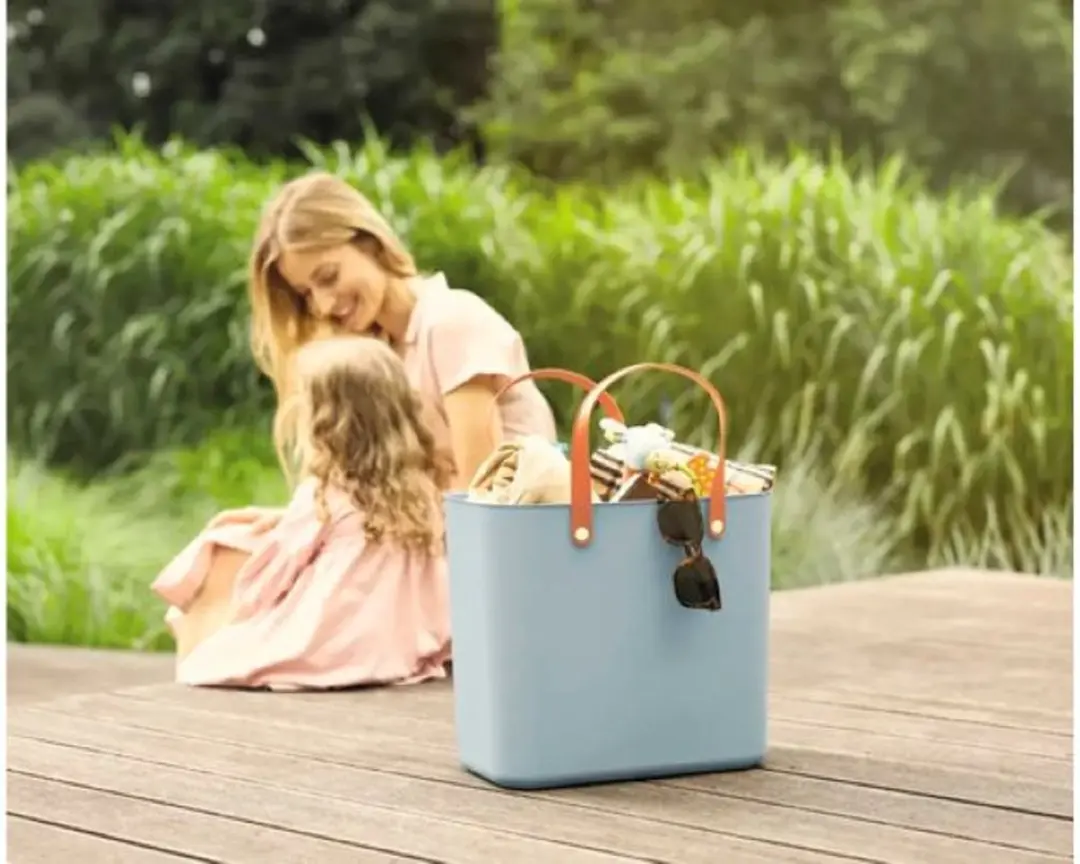 Rotho ALBULA 25L Multibag - 40 kg - Luchtblauw/Oranje - afbeelding 6 van 6