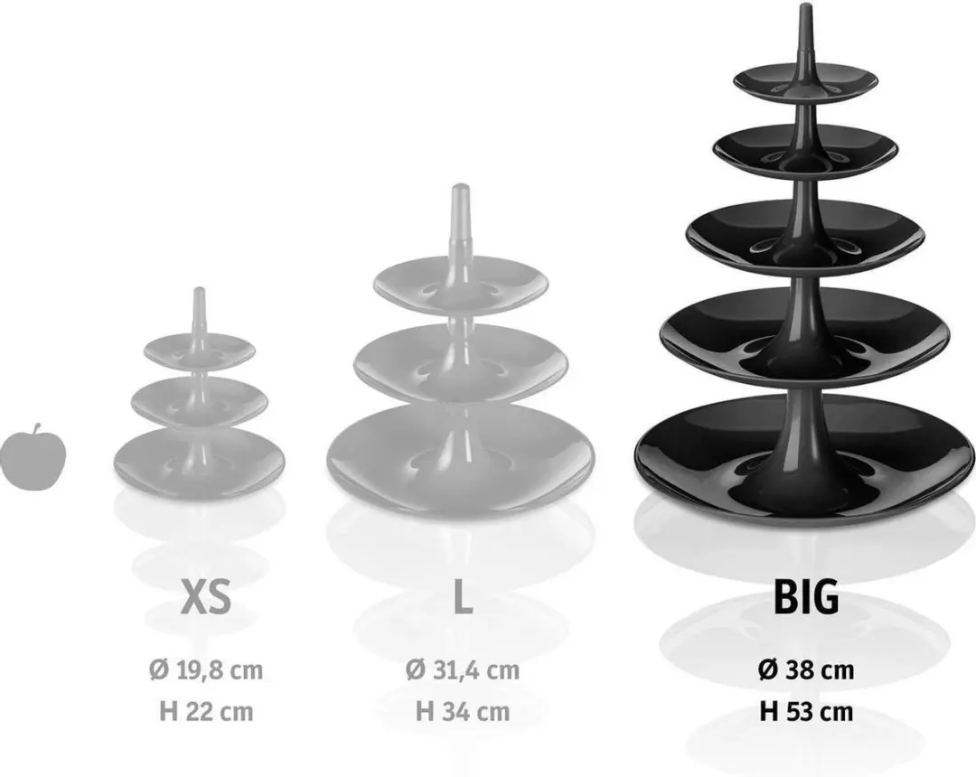 Koziol Babell Big Etagère 5-laags - Wit