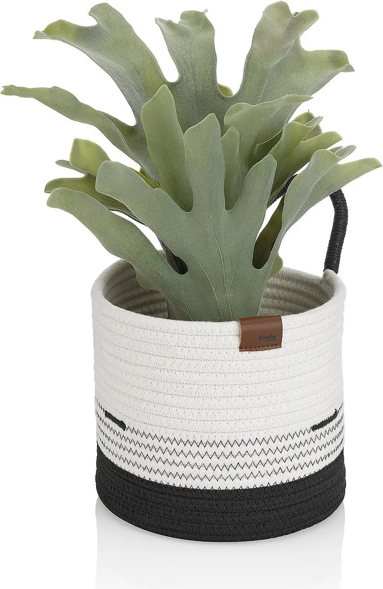 Kela Hedda Mand - Ø20cm Wit/Zwart