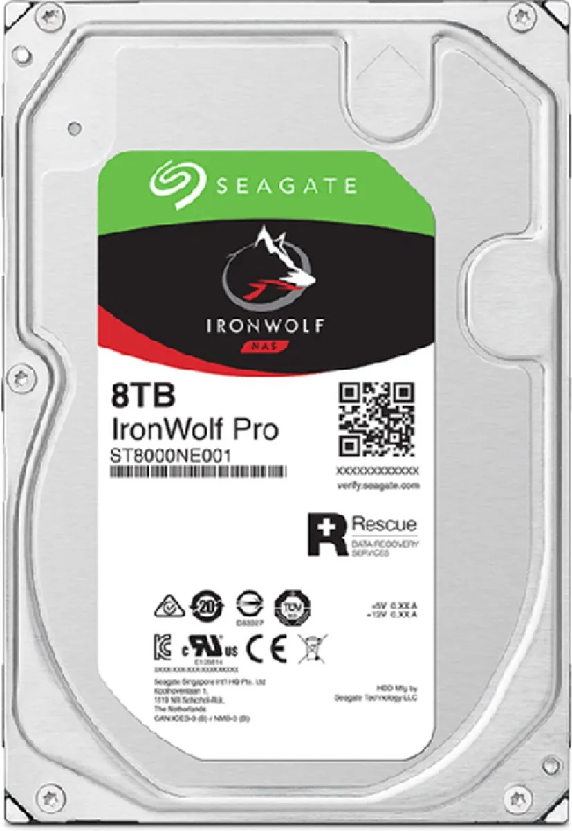 Seagate IronWolf Pro ST8000NT001 NAS HDD 8TB
