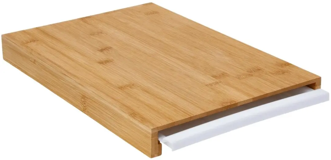 Silvercrest Bamboe Snijplank 38x26cm - met Opvangbak