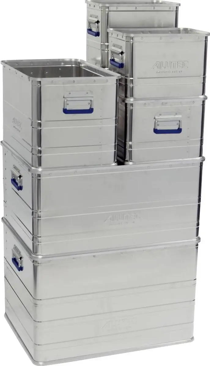 Alutec Logic 23 Opbergbox Aluminium - 191 Vakken - Zilver