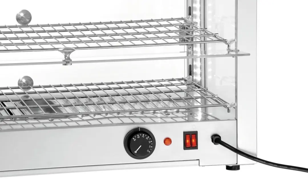 Bartscher Warmhoudvitrine 6200 2EK 80L - RVS