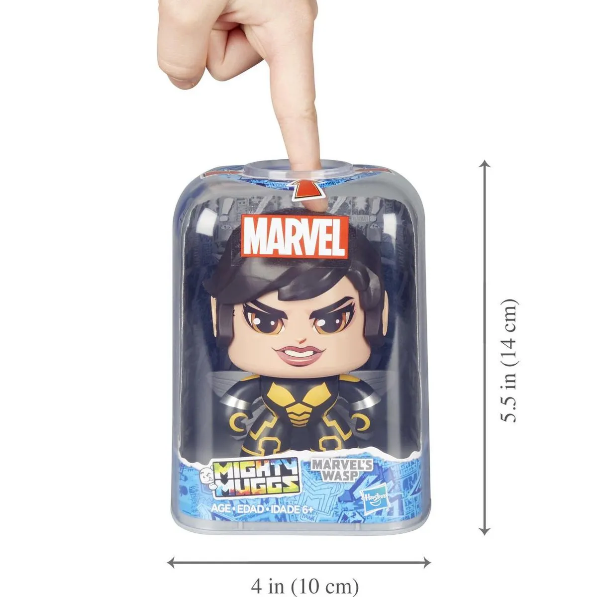 Hasbro Marvel Mighty Muggs Wasp - Zwart