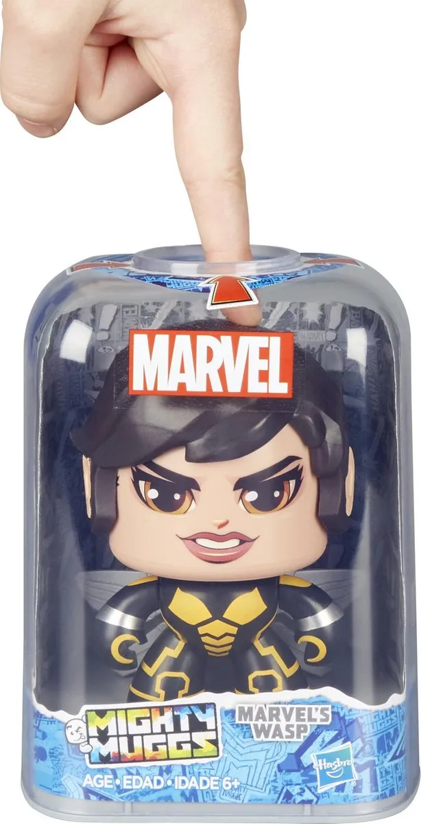 Hasbro Marvel Mighty Muggs Wasp - Zwart