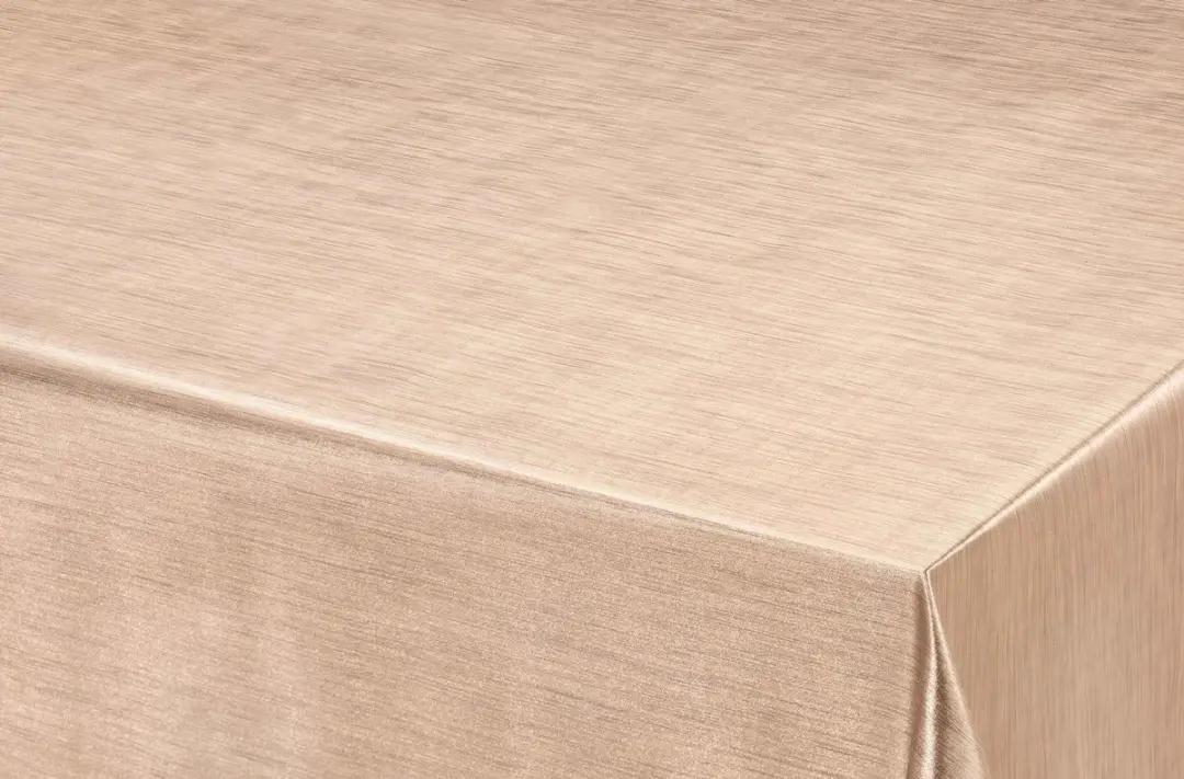 Bellatio Design Tafelkleed - brons - metallic look - 140 x 220 cm