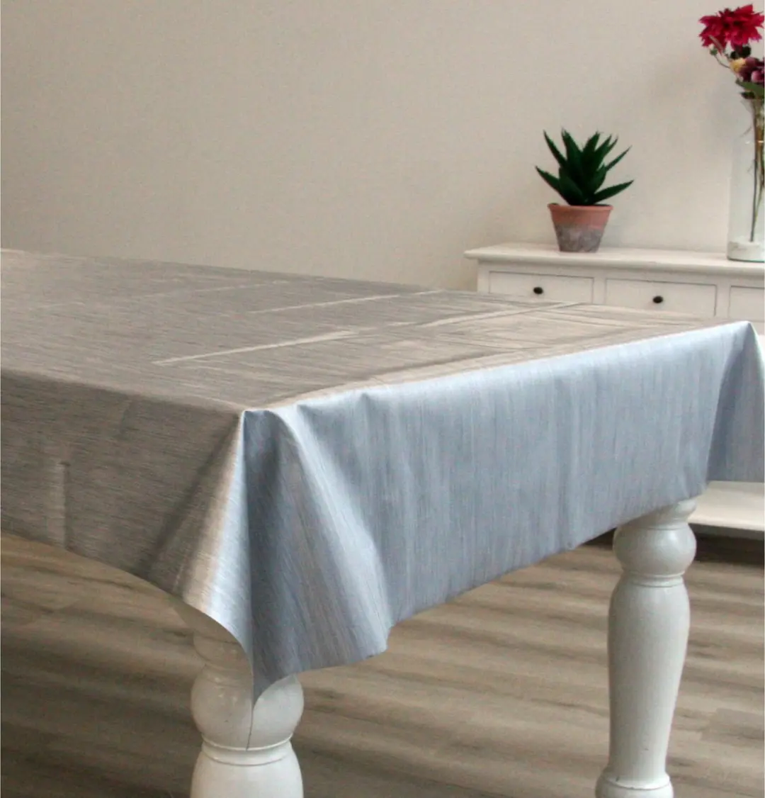 Bellatio Design Tafelkleed - brons - metallic look - 140 x 220 cm