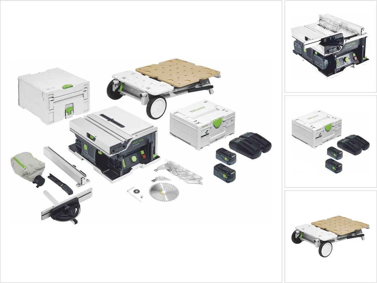 Festool CSC SYS 50 EBI Tafelcirkelzaag 2x18V 5.0Ah - 577379