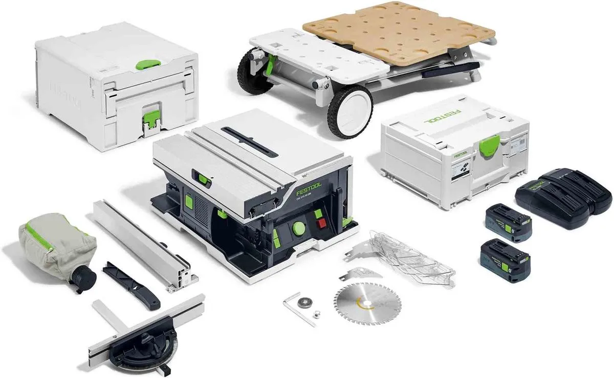 Festool CSC SYS 50 EBI Tafelcirkelzaag 2x18V 5.0Ah