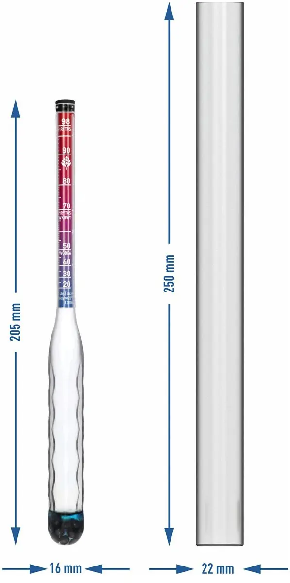 Browin Onbreekbare Alcoholmeter NeoProof 20-98% - afbeelding 6 van 6
