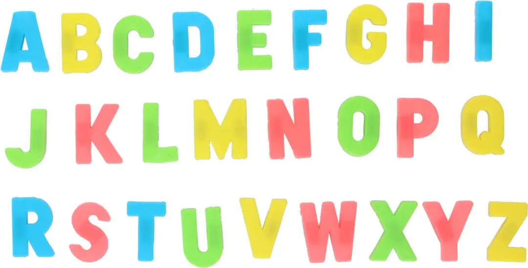 Eddy Toys Magnetische Letters - 26 Stuks - Assorti Kleuren
