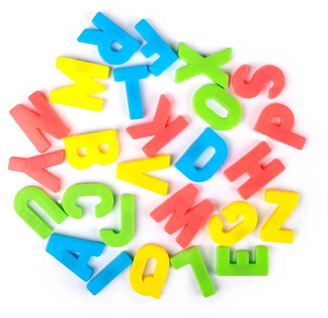 Eddy Toys Magnetische Letters - 26 Stuks - Assorti Kleuren