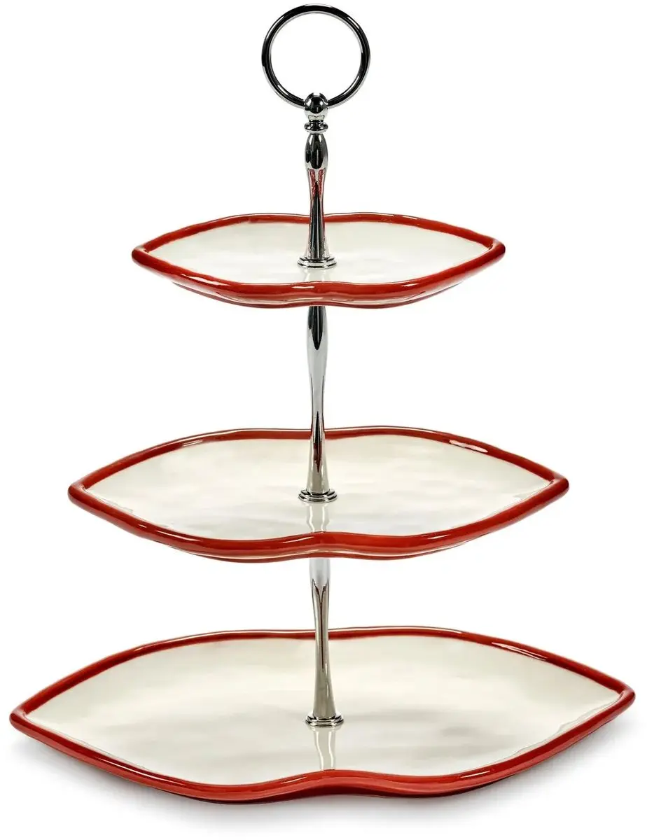 Serax Les Objets Mouleversants Lips Gebaksschaal 3-laags