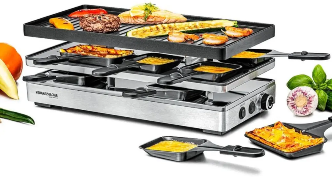 Rommelsbacher RCP 1800 Raclette & Pizza Grill