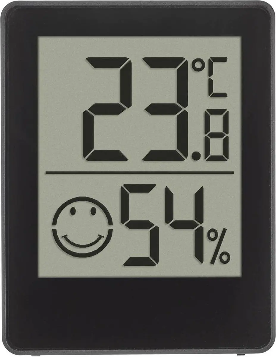TFA Dostmann 30.5039.01.03 Thermo-Hygrometer - Zwart