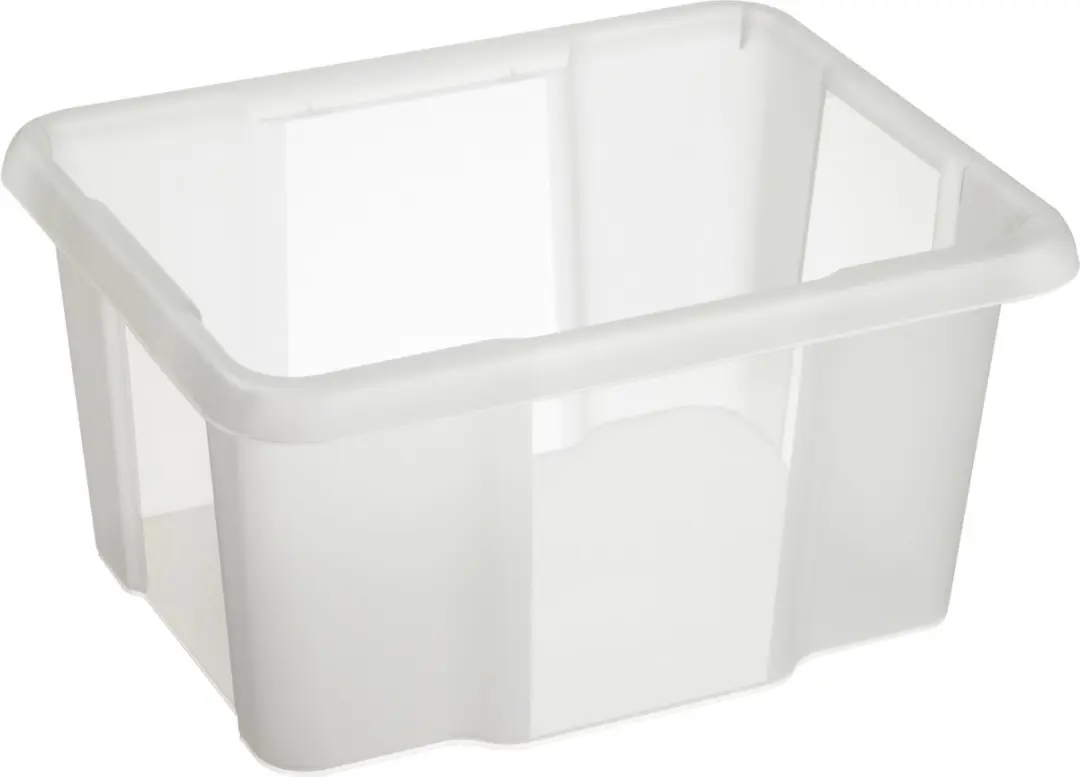 Sunware Opslagbox Kunststof 24L Transparant - 42x33x22cm