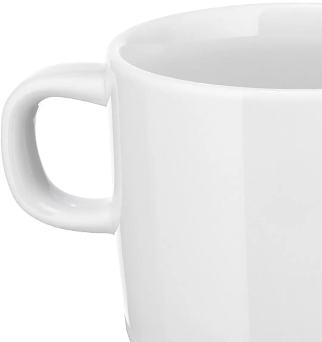 Alessi Jasper Morrison Koffiekopjes 200ml - 4 Stuks - Wit