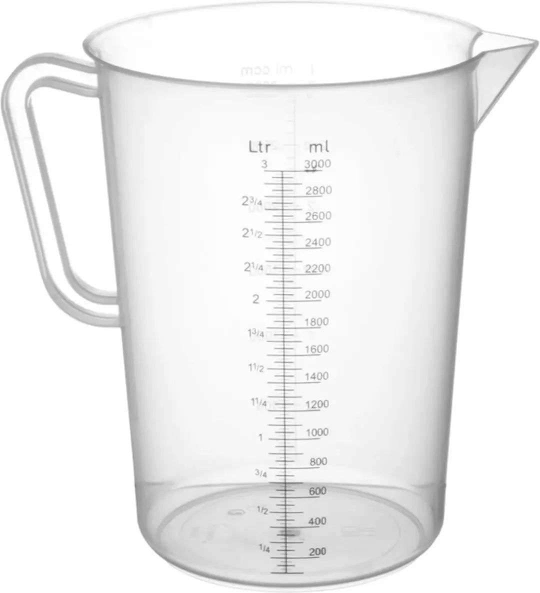 Hendi Maatbeker Polypropyleen 3L