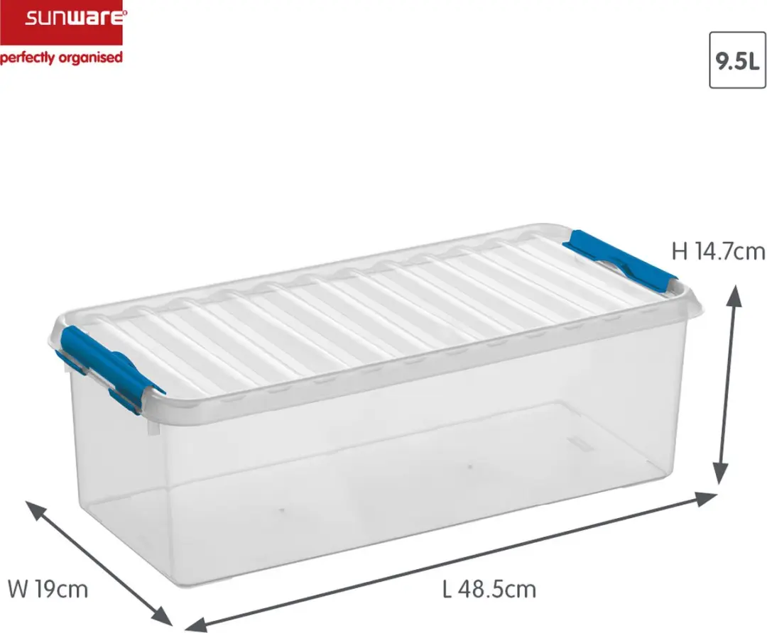 Sunware Q-line Opbergbox 9,5L - Blauw
