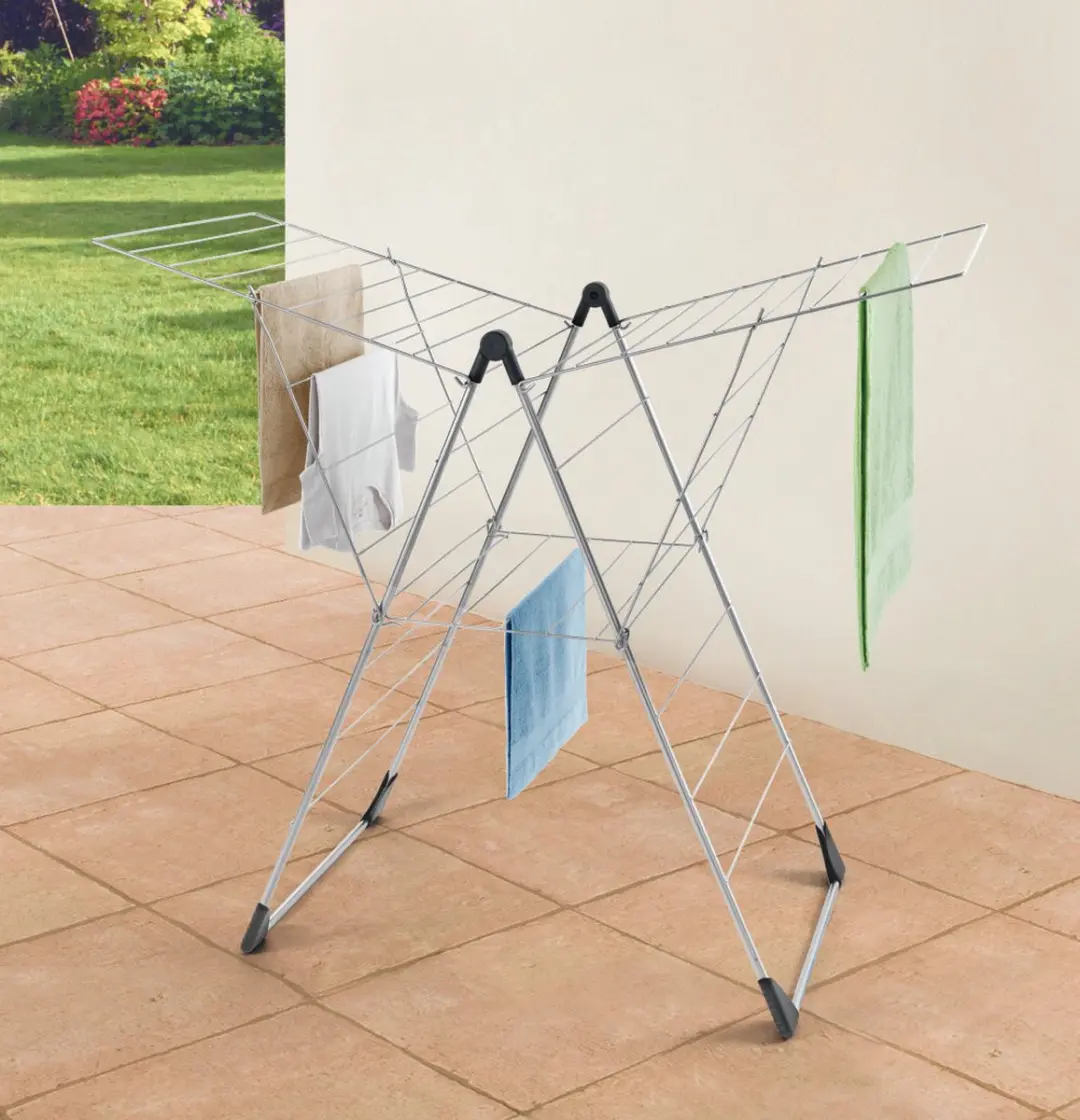 Tomado Vento 30m Droogrek - Zilver 58x133x109cm