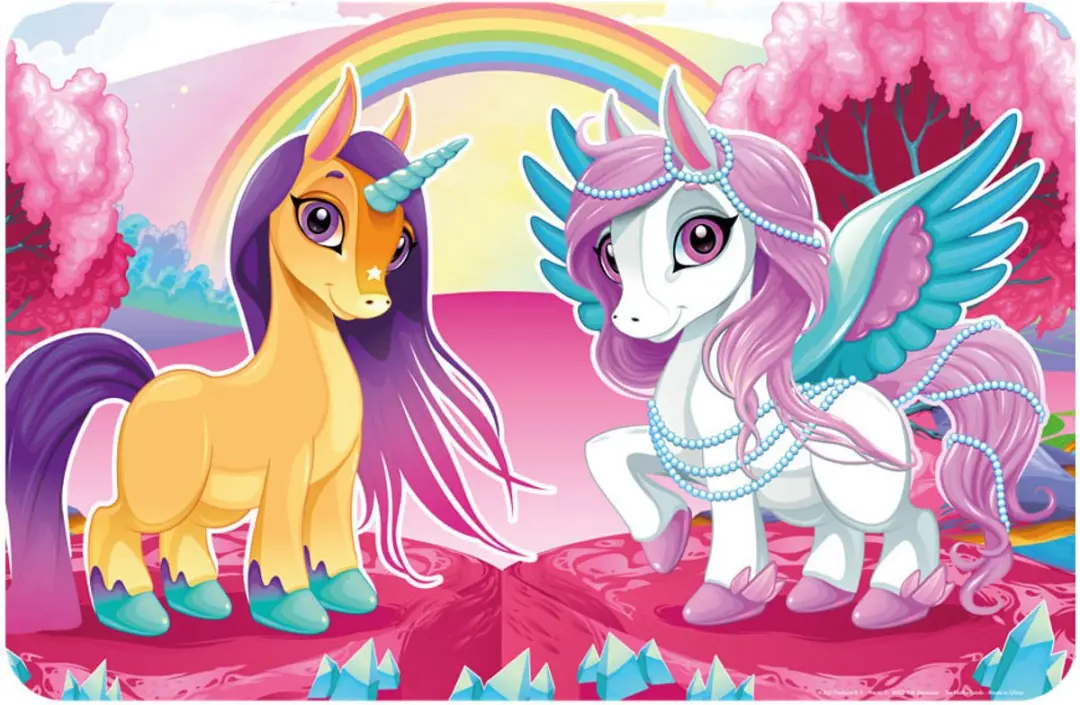 Unicorn Eenhoorn & Pegasus Placemat 43x28cm