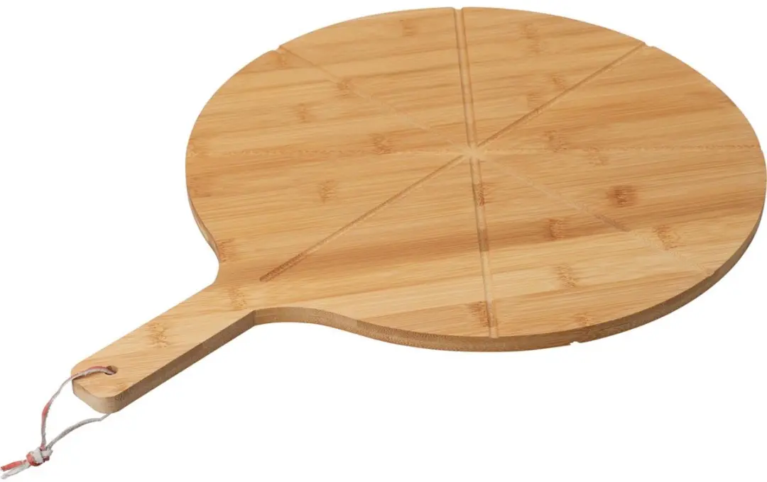 Excellent Houseware Pizza Serveerplank Bamboe 38cm - Dubbelzijdig
