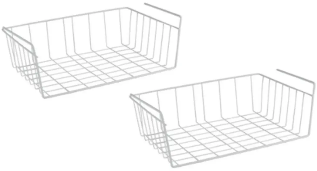 Metaltex Kasthangmanden Set 2 Stuks - Ø40cm - Wit