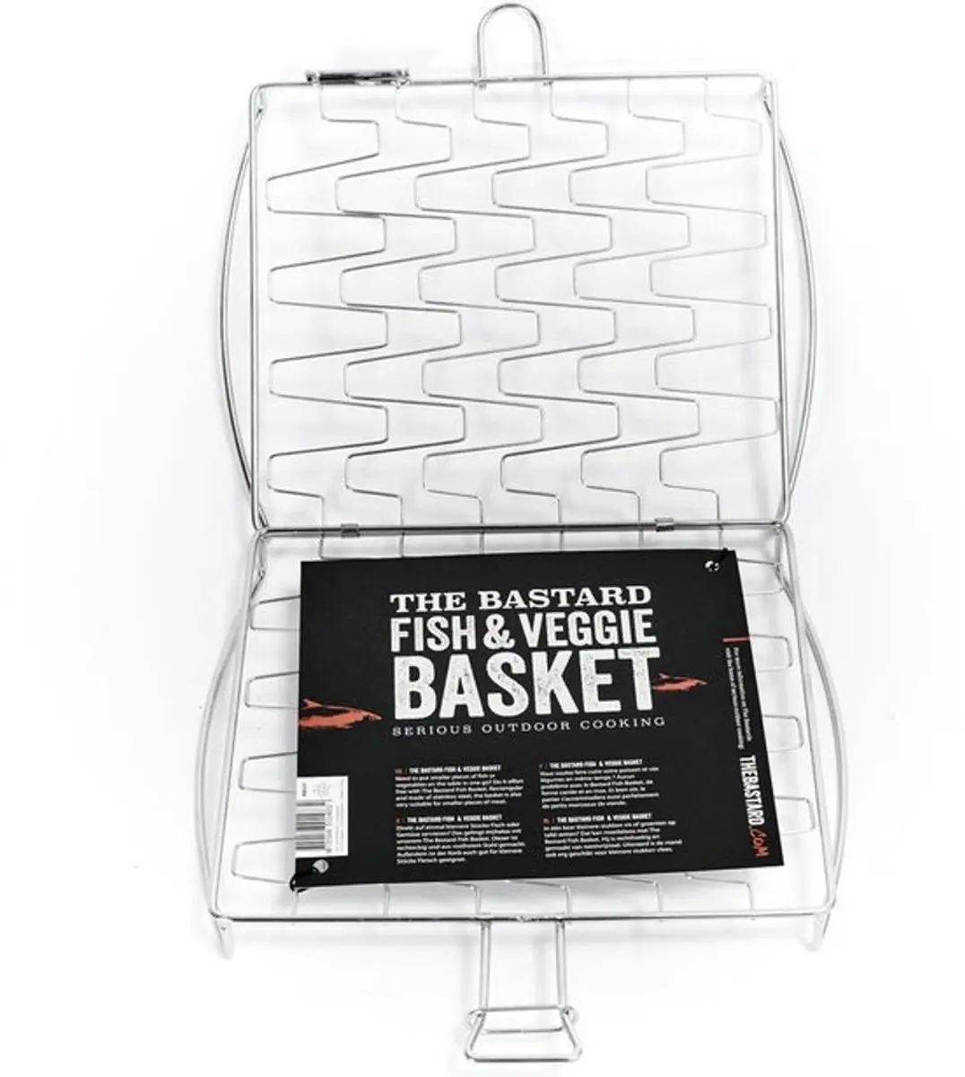 The Bastard Fish and Veggie Basket - Rvs Klemrooster - Grijs