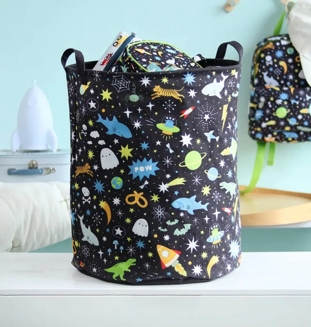 A Little Lovely Company Opbergmand Kinderkamer Galaxy