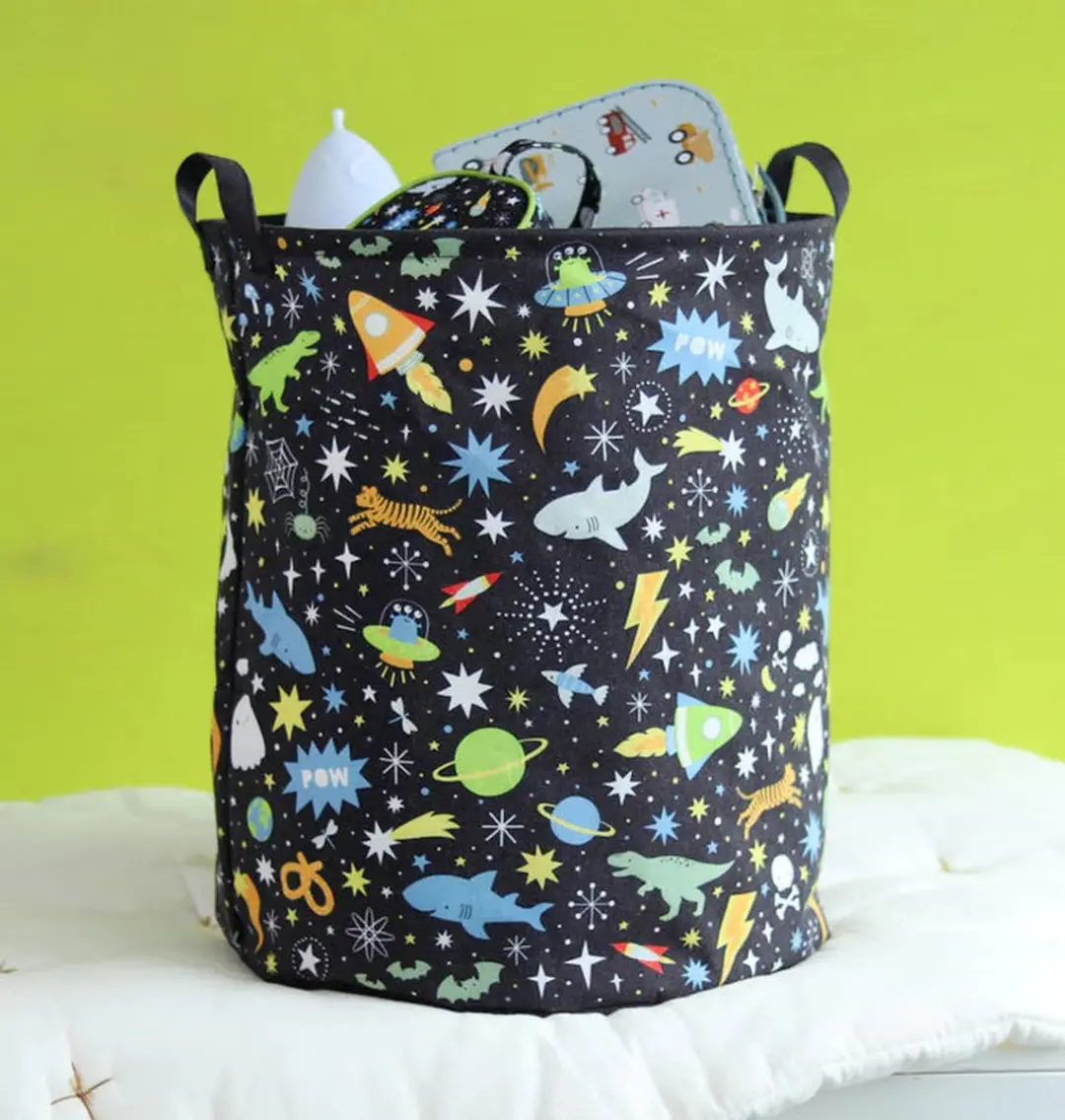 A Little Lovely Company Opbergmand Kinderkamer Galaxy