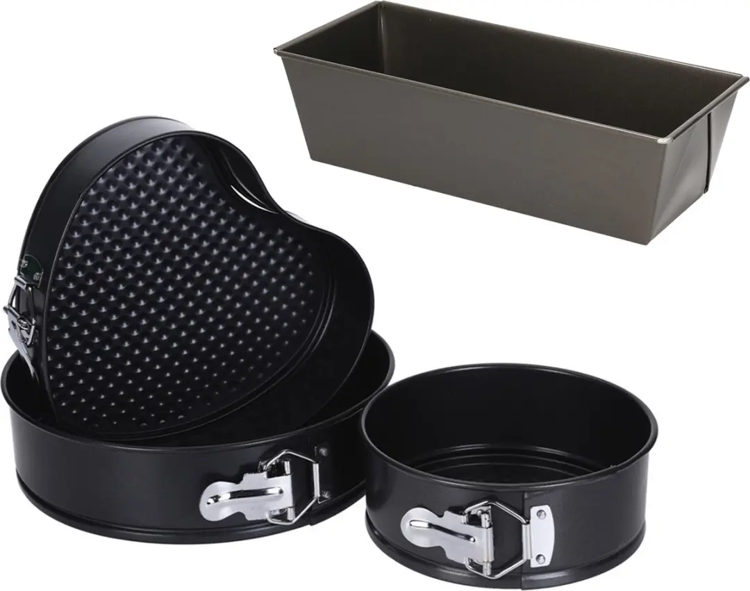 La Cucina Springvormset 4-delig 24cm Zwart